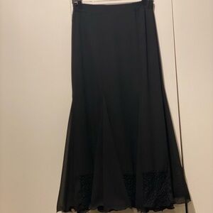 Chic Black Maxi Skirt for Women
